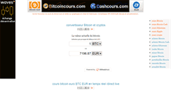 Desktop Screenshot of bitcoincours.com